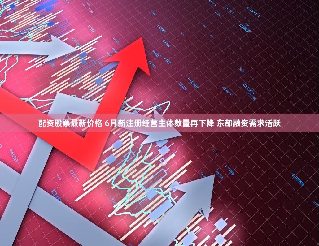 配资股票最新价格 6月新注册经营主体数量再下降 东部融资需求活跃
